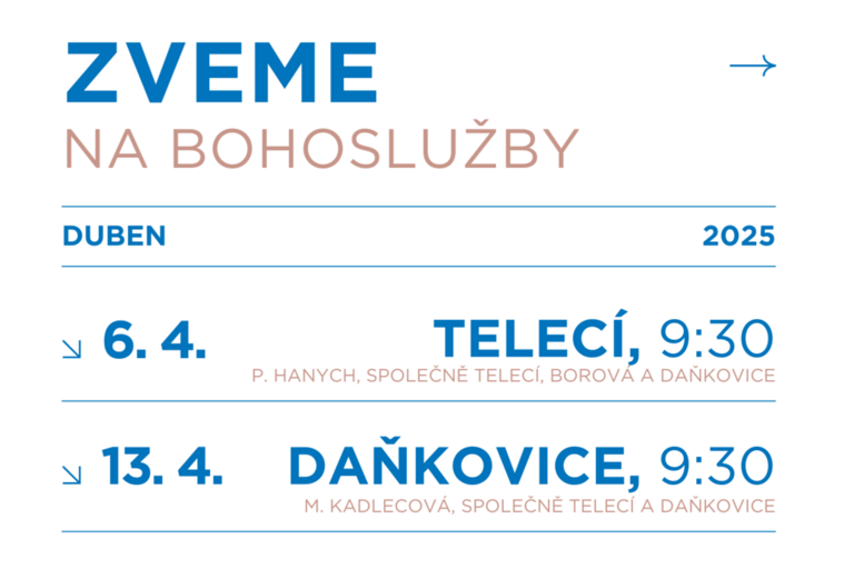 Duben: Velikonoce za dveřmi
