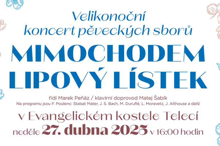 Přijďte na velikonoční koncert do Telecího